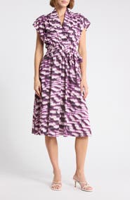 DKNY Commuter Tie Waist Dress