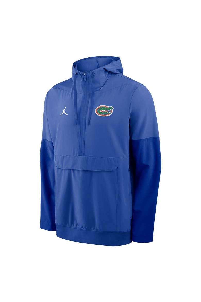 Men's Nike Royal Florida Gators Anorak Half-Zip Hoodie Jacket, Alternate, color, Royal