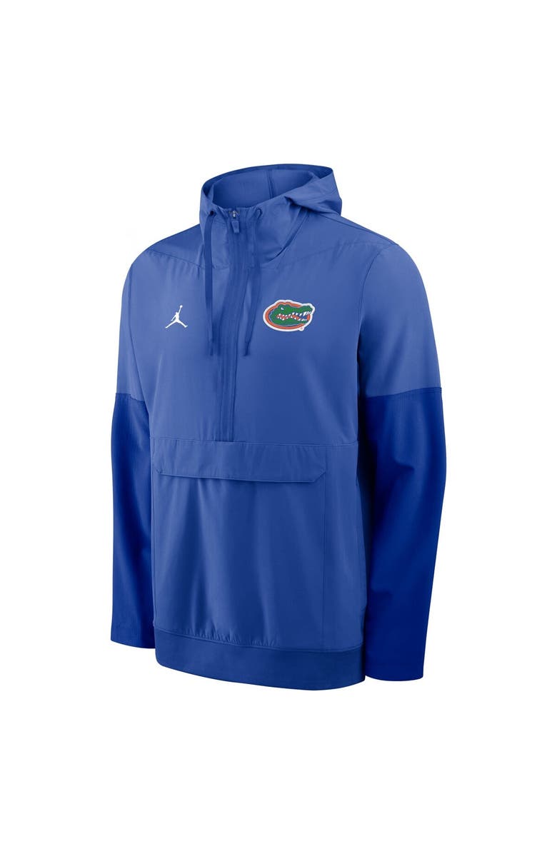 Nike Men's Nike Royal Florida Gators Anorak Half-Zip Hoodie Jacket, Alternate, color, Royal