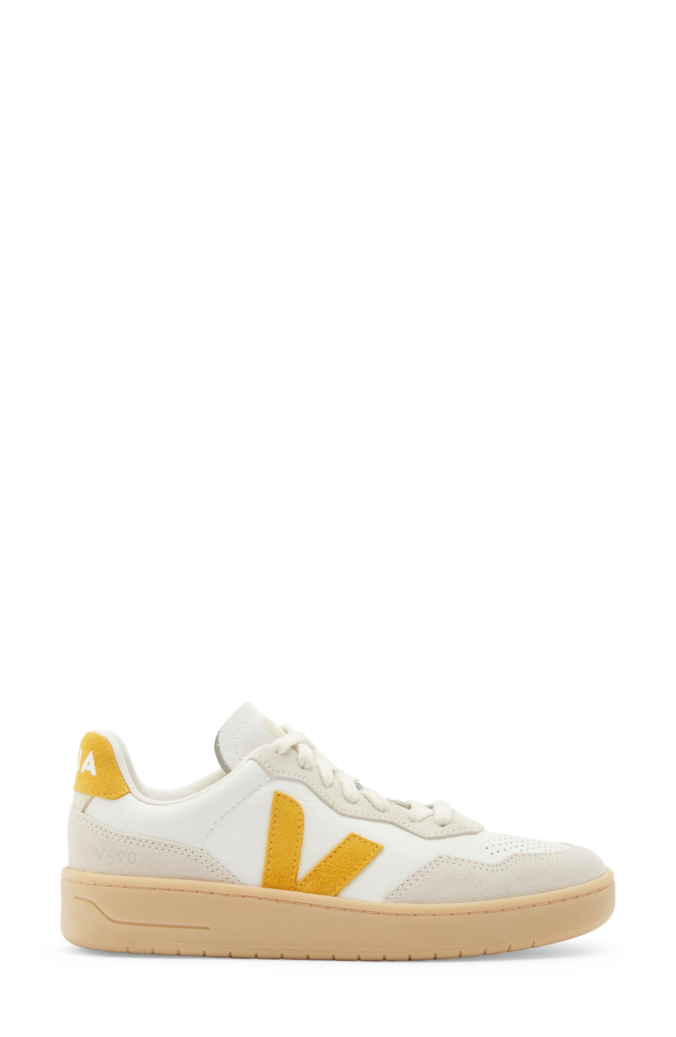Veja V-90 Leather Toscan Training Sneaker, Alternate, color, 