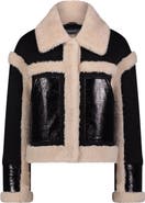 Lyla Grant Jacket With Fur-Free Shearling (Faux Fur) Trim