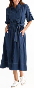 Brave+True Leo Maxi Shirtdress