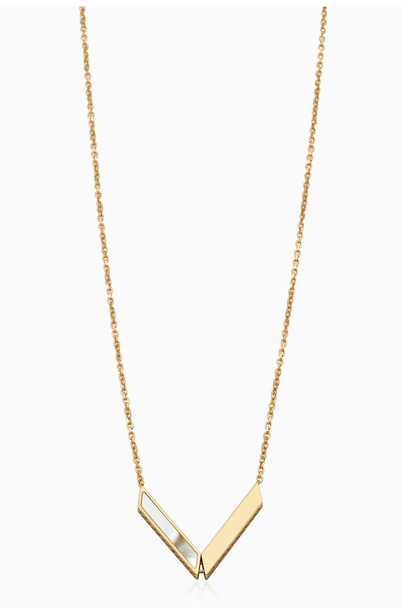 Oradina 14K Gold Aurora Pendant Necklace, Main, color, Yellow Gold