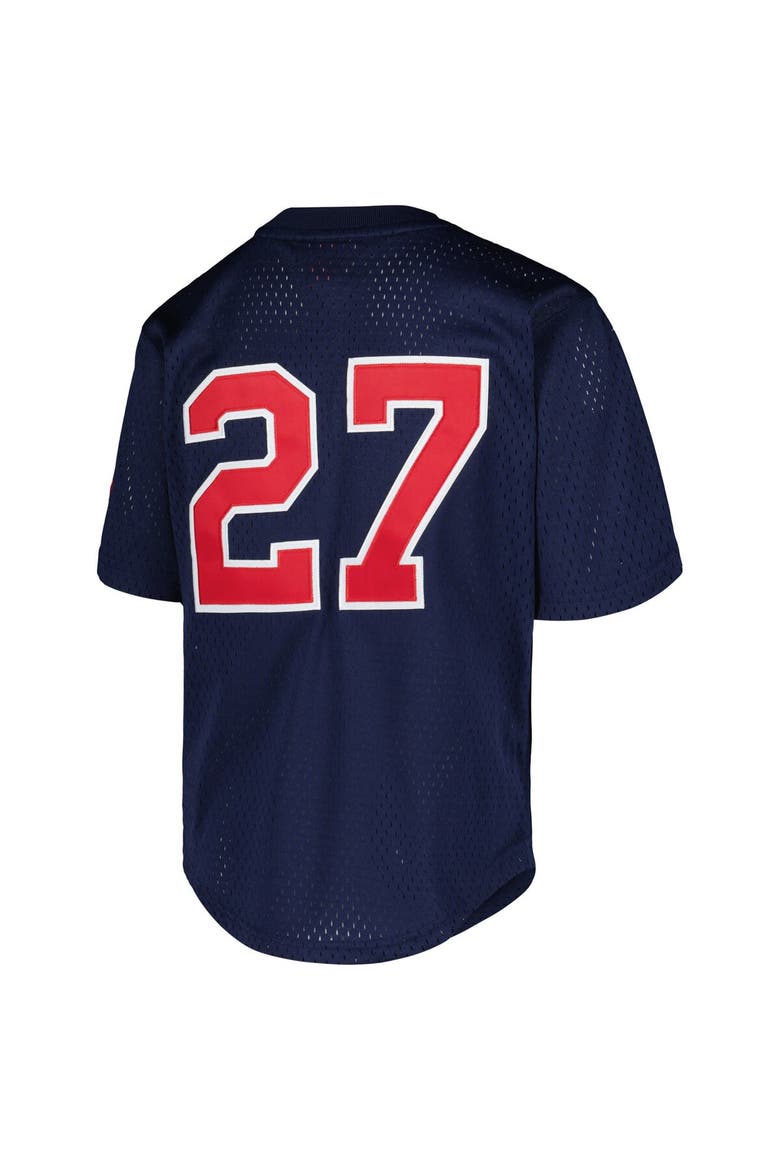 Youth Mitchell & Ness David Ortiz Navy Minnesota Twins Cooperstown Collection Mesh Batting Practice Jersey, Alternate, color, Navy