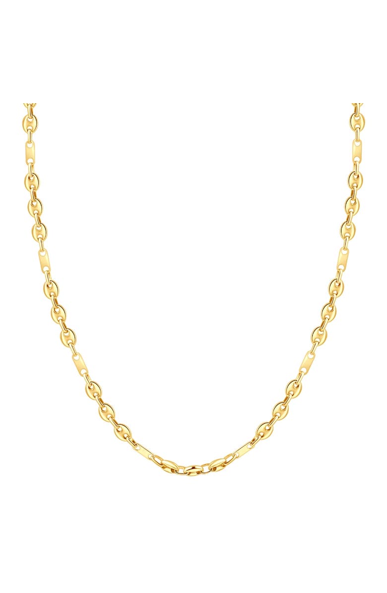 Bliss Diamond 14k Gold Women's 22" Marine Chain Necklace 14.2 Grams 5.5mm Thick, Main, color, 14K Yellow Gold