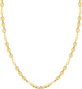Bliss Diamond 14k Gold Women's 22" Marine Chain Necklace 14.2 Grams 5.5mm Thick