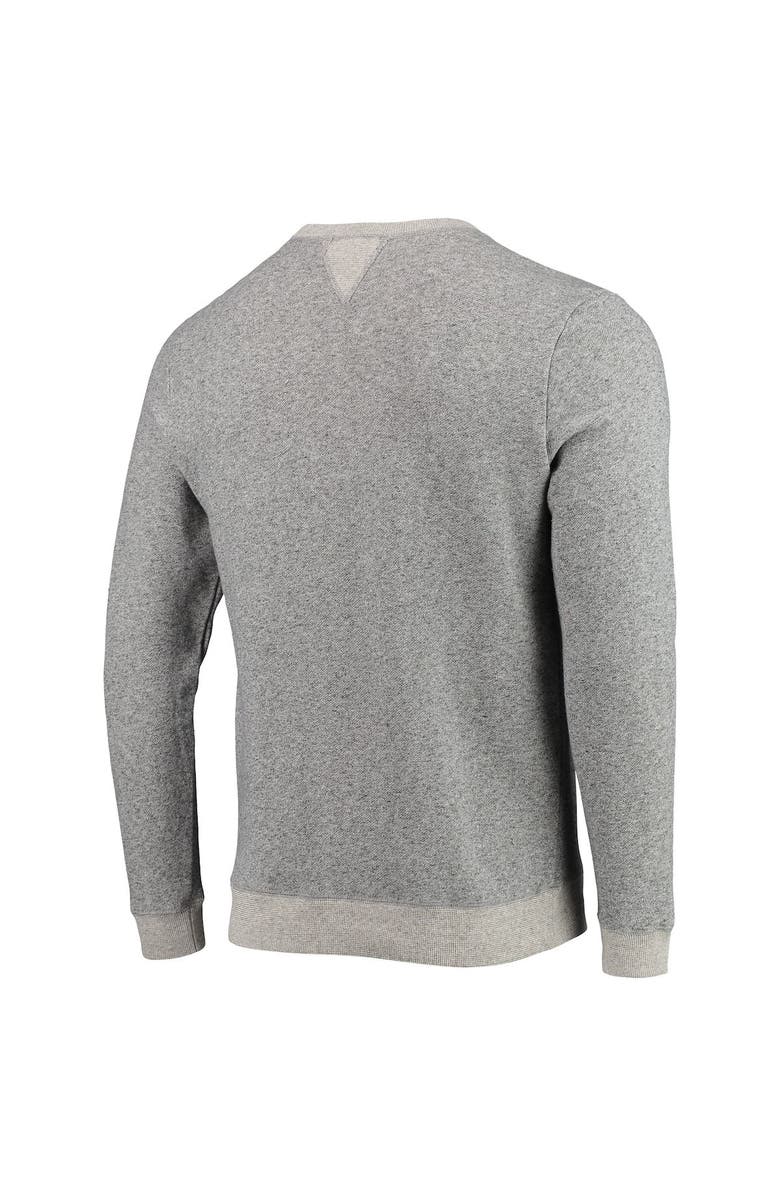 Junk Food Men's Junk Food Heathered Gray Philadelphia 76ers Marled French Terry Pullover Sweatshirt, Alternate, color, 