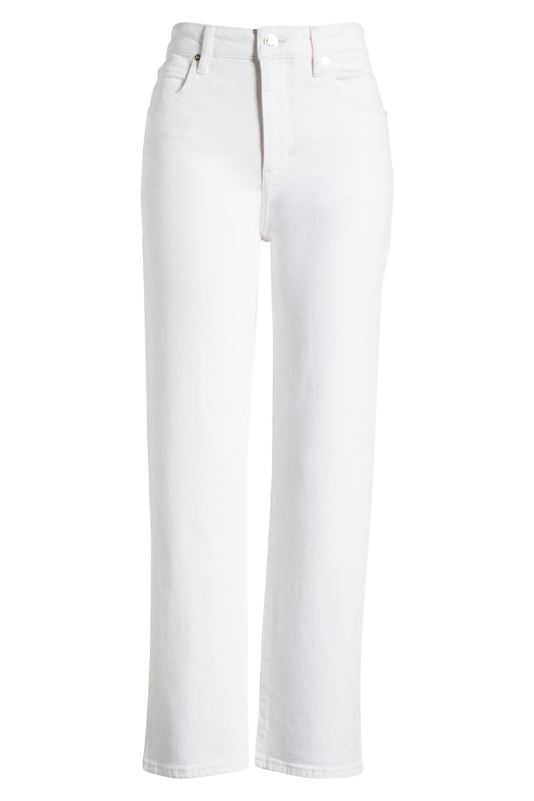 The Ruler High Waist Crop Straight Leg Jeans, Alternate, color, AU NATURAL CLEAN