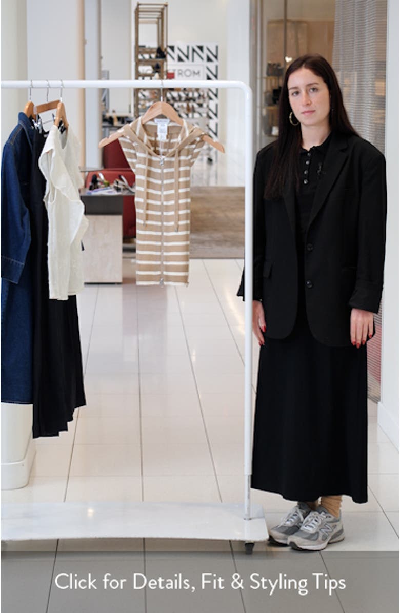 Stripe Cashmere Hoodie Dickey, sales video thumbnail