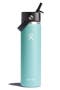 24-Ounce Wide Mouth Water Bottle with Straw Lid