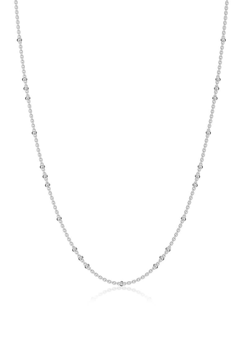Luna Chain Necklace, Main, color, SILVER