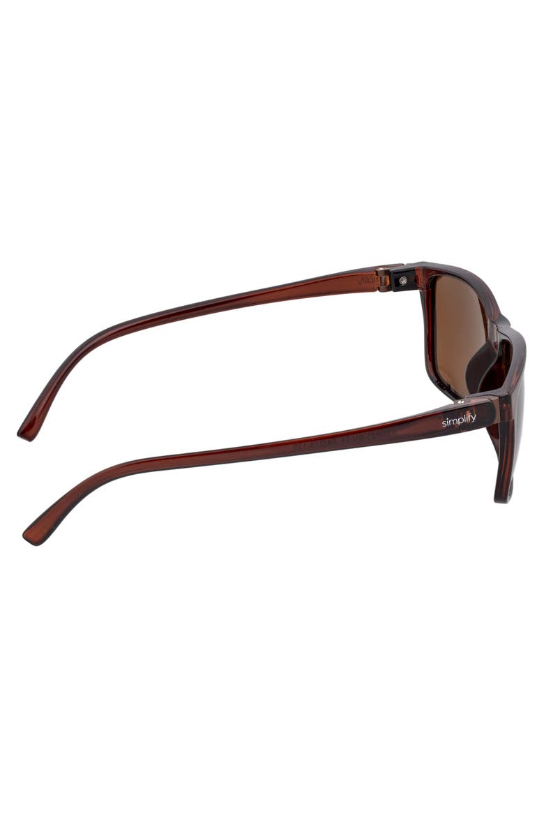 Ellis Polarized Sunglasses, Alternate, color, Brown/Brown