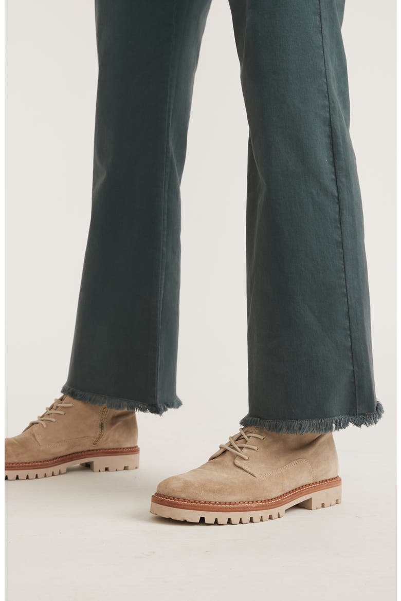 Bridget Raw Edge Pants, Alternate, color, GREEN