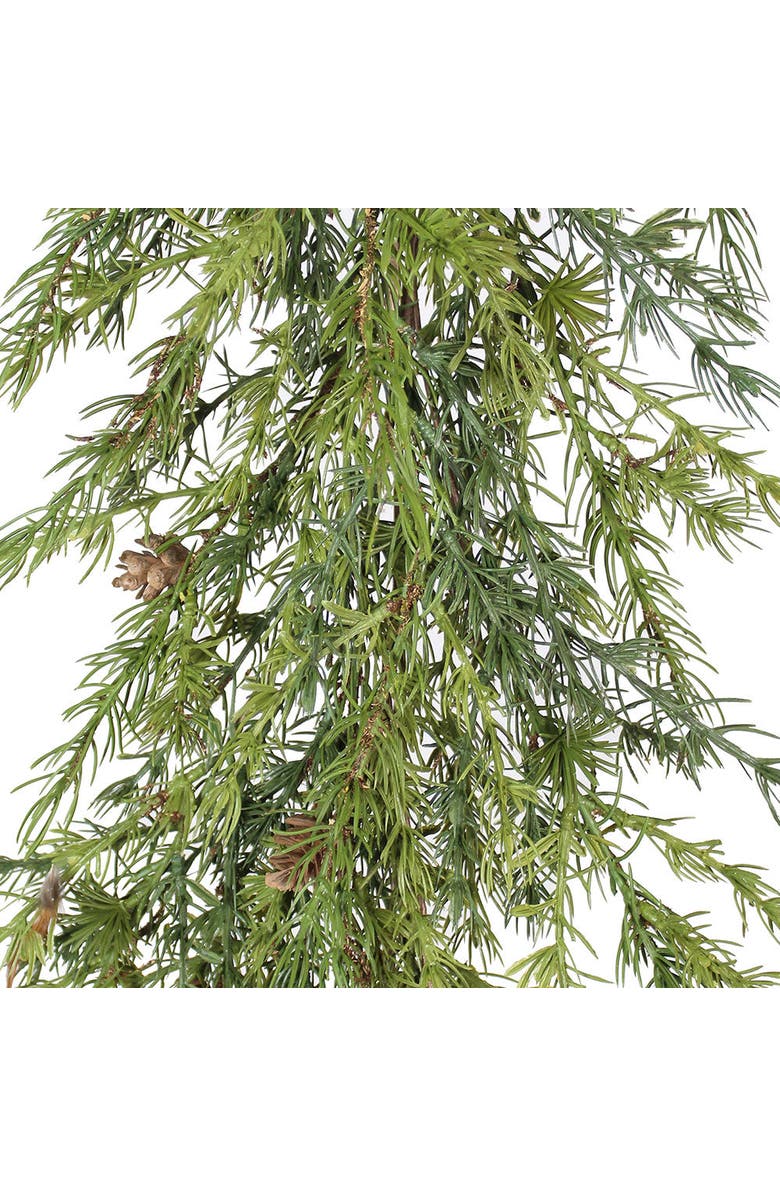 CG Hunter 9' Artificial Pine Garland with Pinecones, Alternate, color, Green