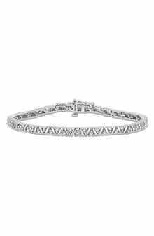DELMAR Sterling Silver Diamond Tennis Bracelet - 0.96ct.