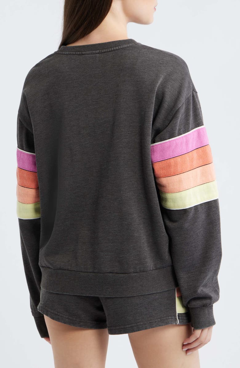 Rip Curl Surf Revival Relaxed Sweatshirt, Alternate, color, Washed Black