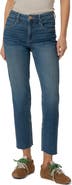 KUT from the Kloth Rachael High Waist Raw Hem Crop Mom Jeans