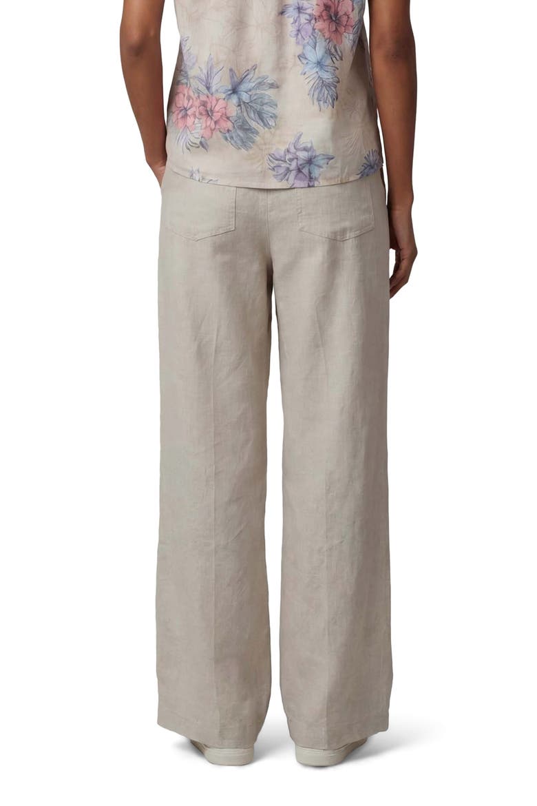 Womens Wide-leg Linen Pant, Alternate, color, NATURAL