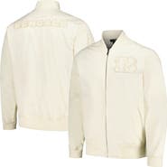 PRO STANDARD Men's Pro Standard Cream Cincinnati Bengals Neutral Full-Zip Jacket