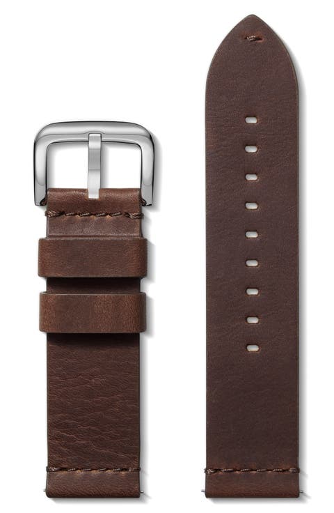 Grizzly Classic Interchangeable Leather Watchband, 24mm