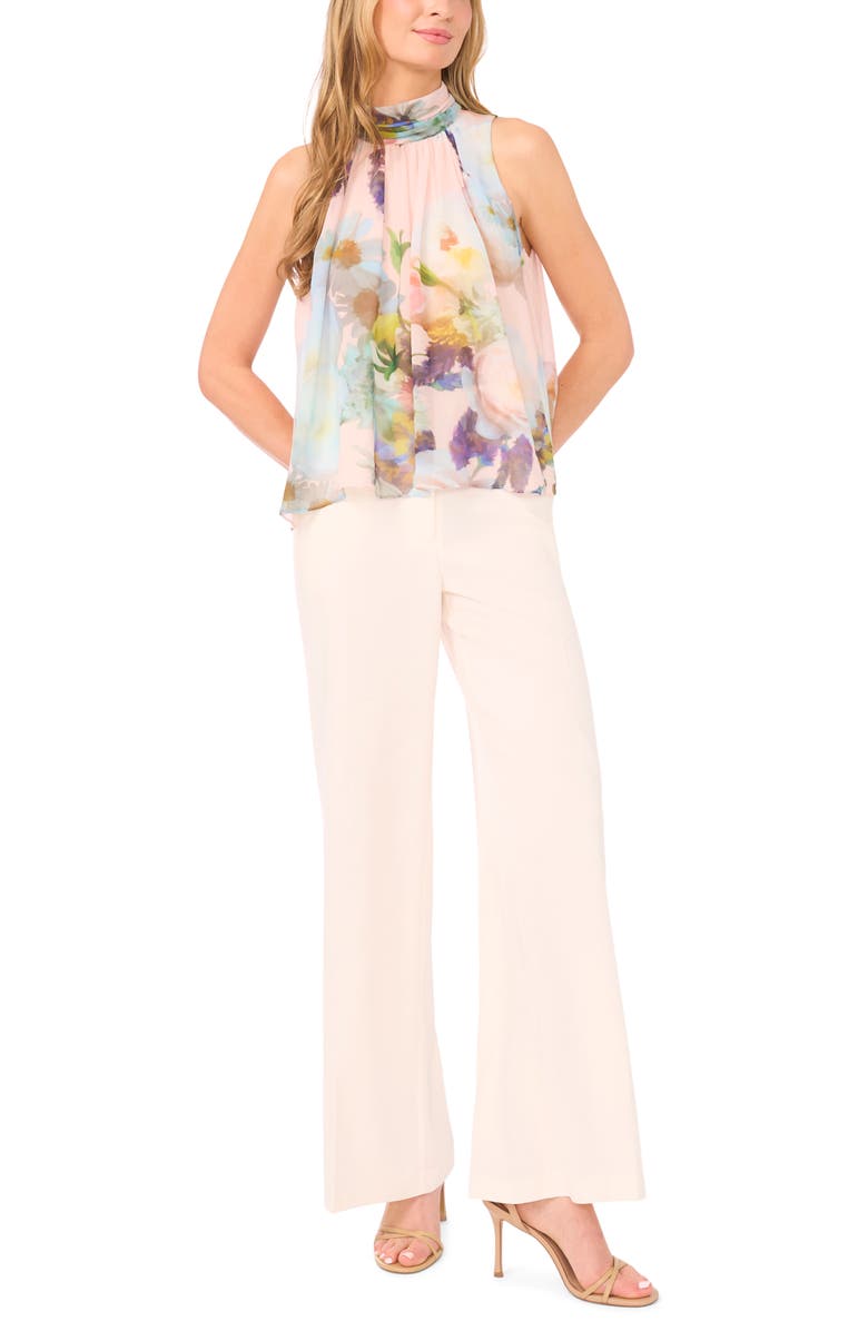 Ted Baker Jalen Floral Top, Alternate, color, Morganite