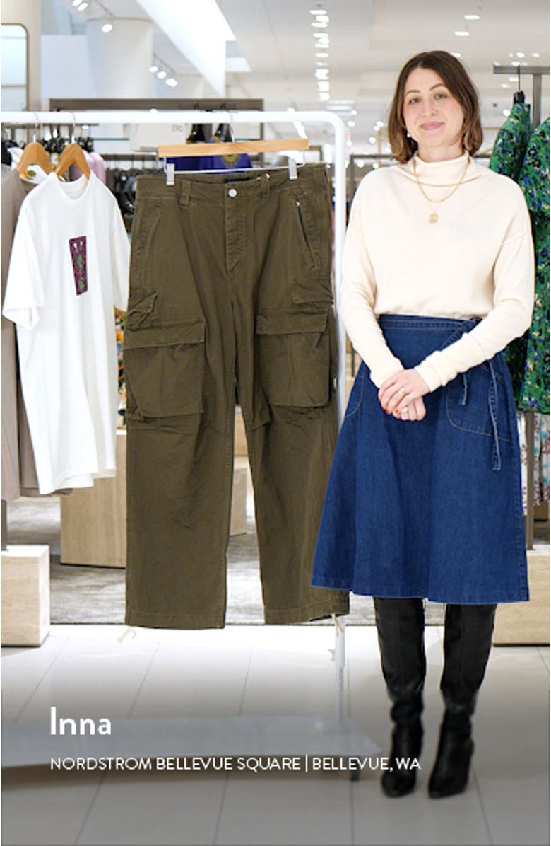 Layered Pocket Cotton Cargo Pants, sales video thumbnail