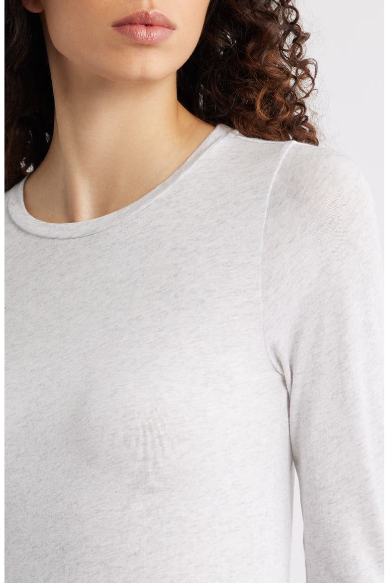 Crewneck Long Sleeve Top, Alternate, color, NIMBUS