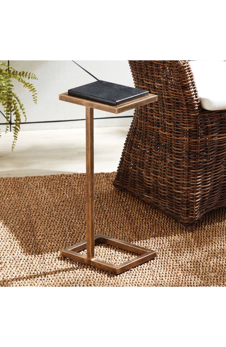 Napa Home & Garden Winston Accent Table, Alternate, color, Black