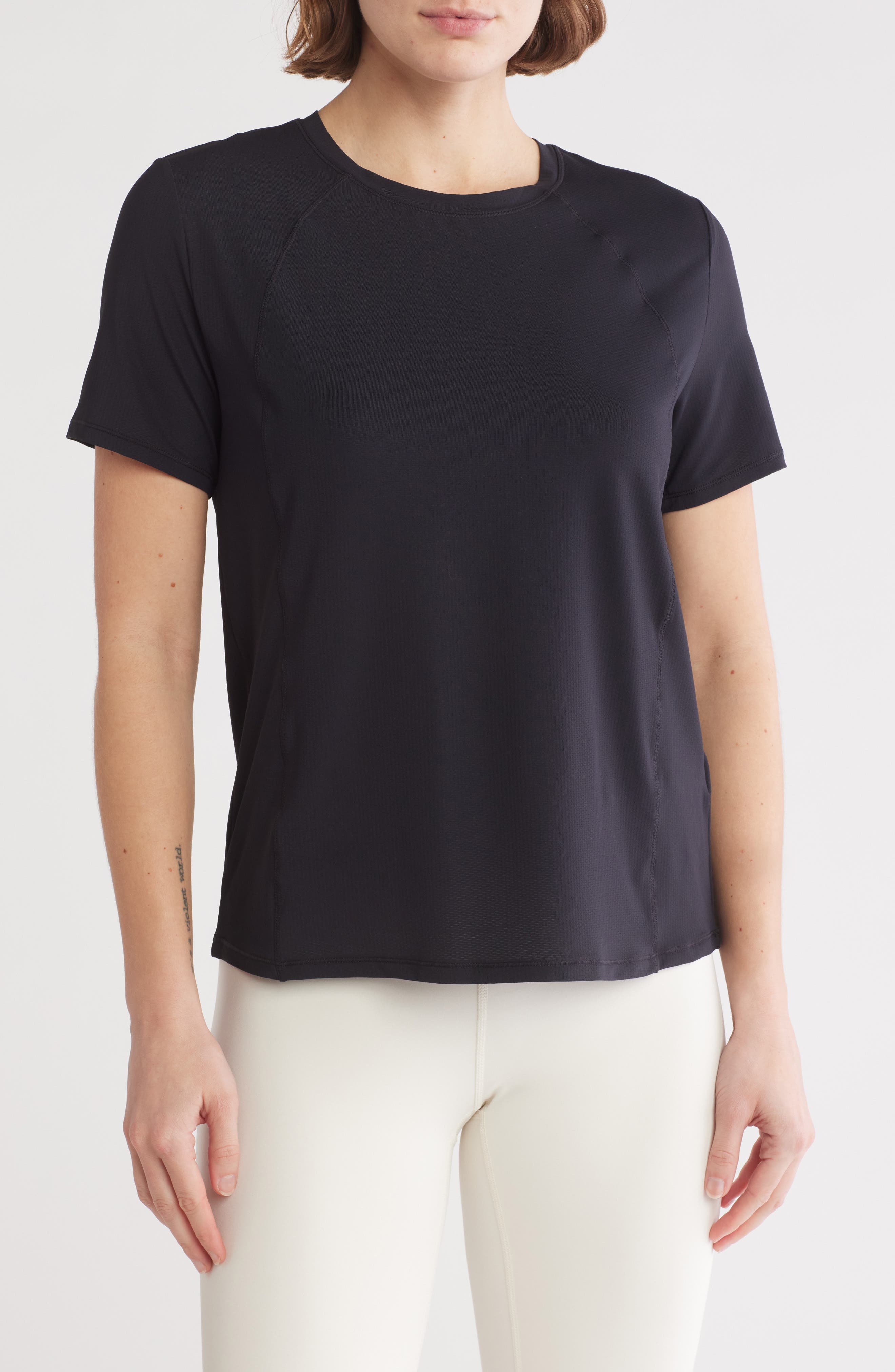 zella ruched tee