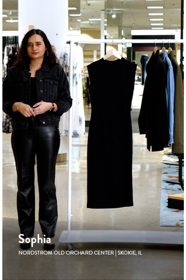 Darrius Ruched Sleeveless Sheath Dress video