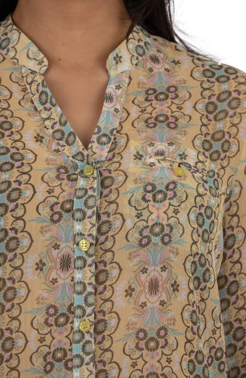 Kut From The Kloth Jasmine Chiffon Button-up Shirt