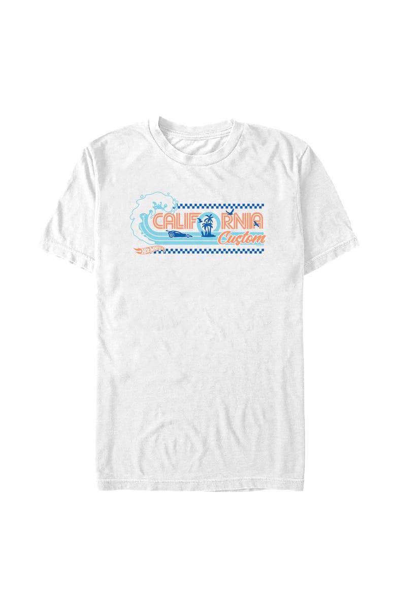 Hot Wheels Men's Hot Wheels California Custom Ocean Wave Graphic T-Shirt, Main, color, White