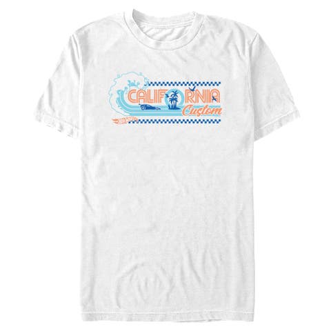 Men's Hot Wheels California Custom Ocean Wave  Graphic T-Shirt