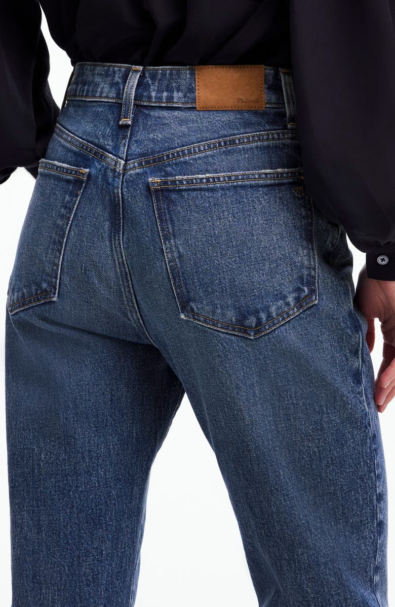 Madewell The '90s Straight Crop Jeans, Alternate, color,