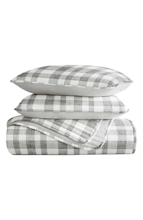 Pattern Reversible Quilt & Sham Set