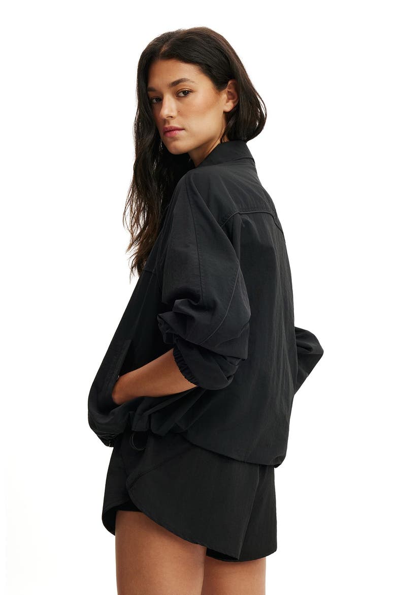 Women's Active Offside Windbreaker, Alternate, color, Black