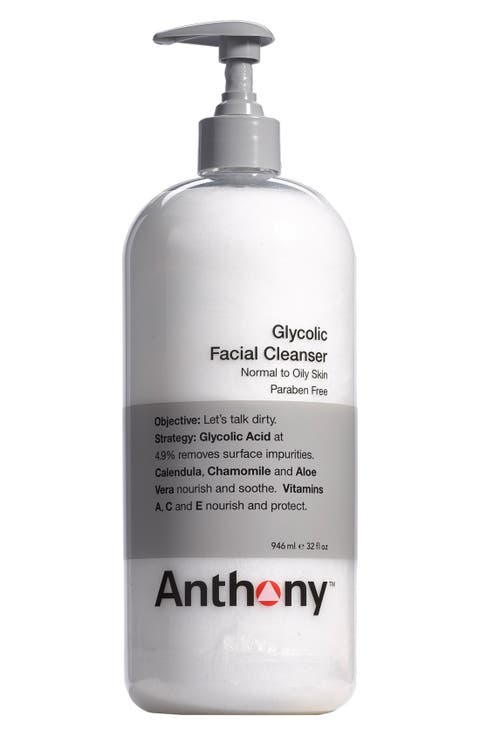 Anthony™ Jumbo Glycolic Facial Cleanser