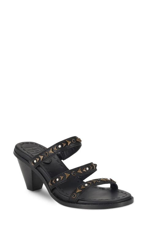 Estelle Studded Strappy Slide Sandal