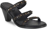 Frye Estelle Studded Strappy Slide Sandal