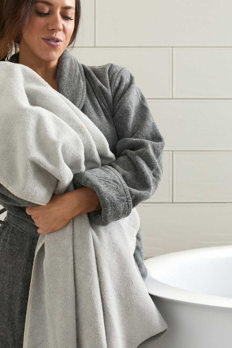 Viscose Odor & Mildew Resistant Spa Towel Collection, Bath Towel 1pc, Alternate, color, Stone