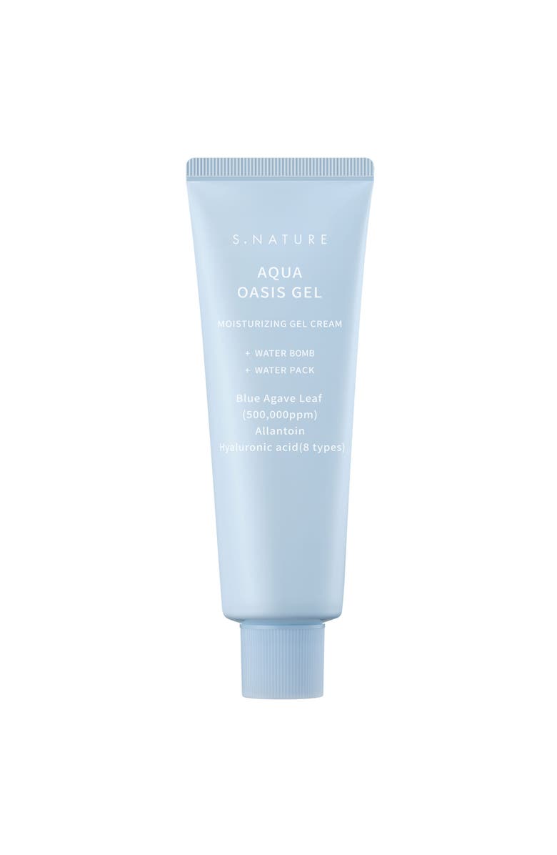 S.NATURE AQUA OASIS MOISTURIZING GEL CREAM,80ml, Main, color, NO COLOR
