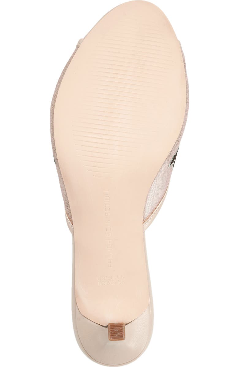 French Connection Louvisa Embroidered Kitten Heel, Alternate, color,