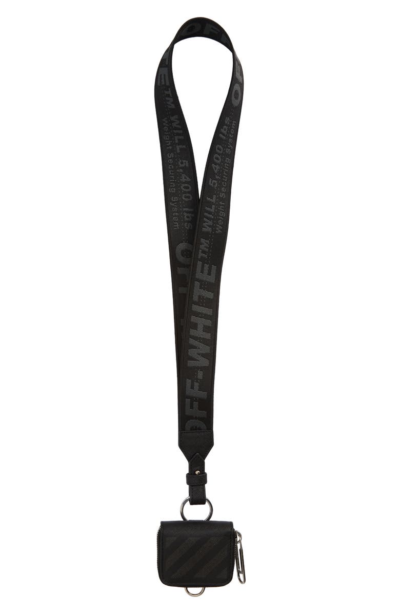 Off-White Binder Diag AirPods Pro Case, Main, color, 