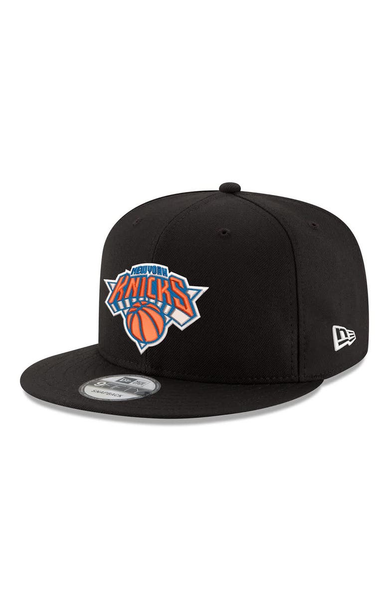 New Era Men's New Era  Black New York Knicks 2026 NBA Playoffs 9FIFTY Snapback Hat, Alternate, color, Black