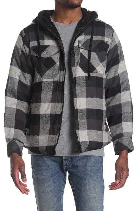 Redwood Flannel Hooded Jacket