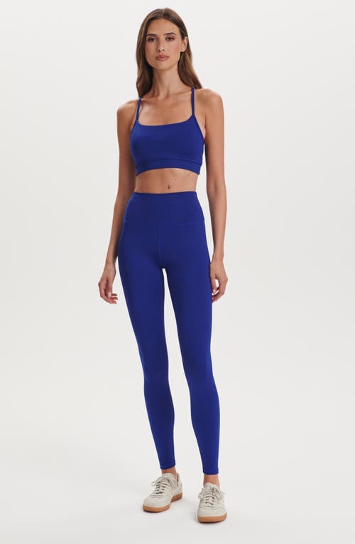 Varley Assure High Waist Leggings In Blue