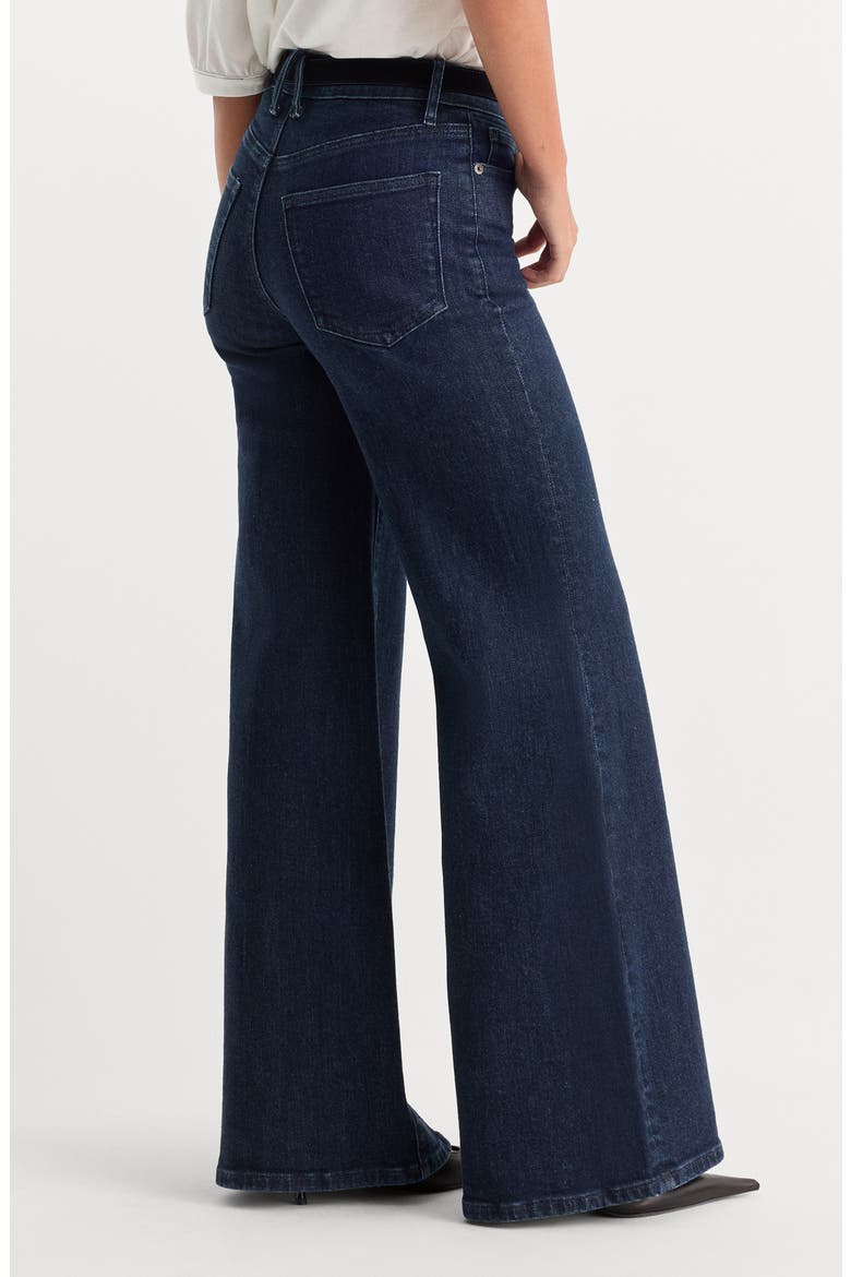 Good Waist High Waist Wide Leg Palazzo Jeans, Alternate, color, INDIGO1153