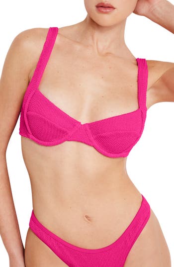 GOOD AMERICAN GOOD AMERICAN ALWAYS FIT UNDERWIRE BIKINI TOP