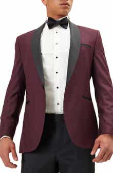 Shawl Lapel Two-Tone Tuxedo Jacket