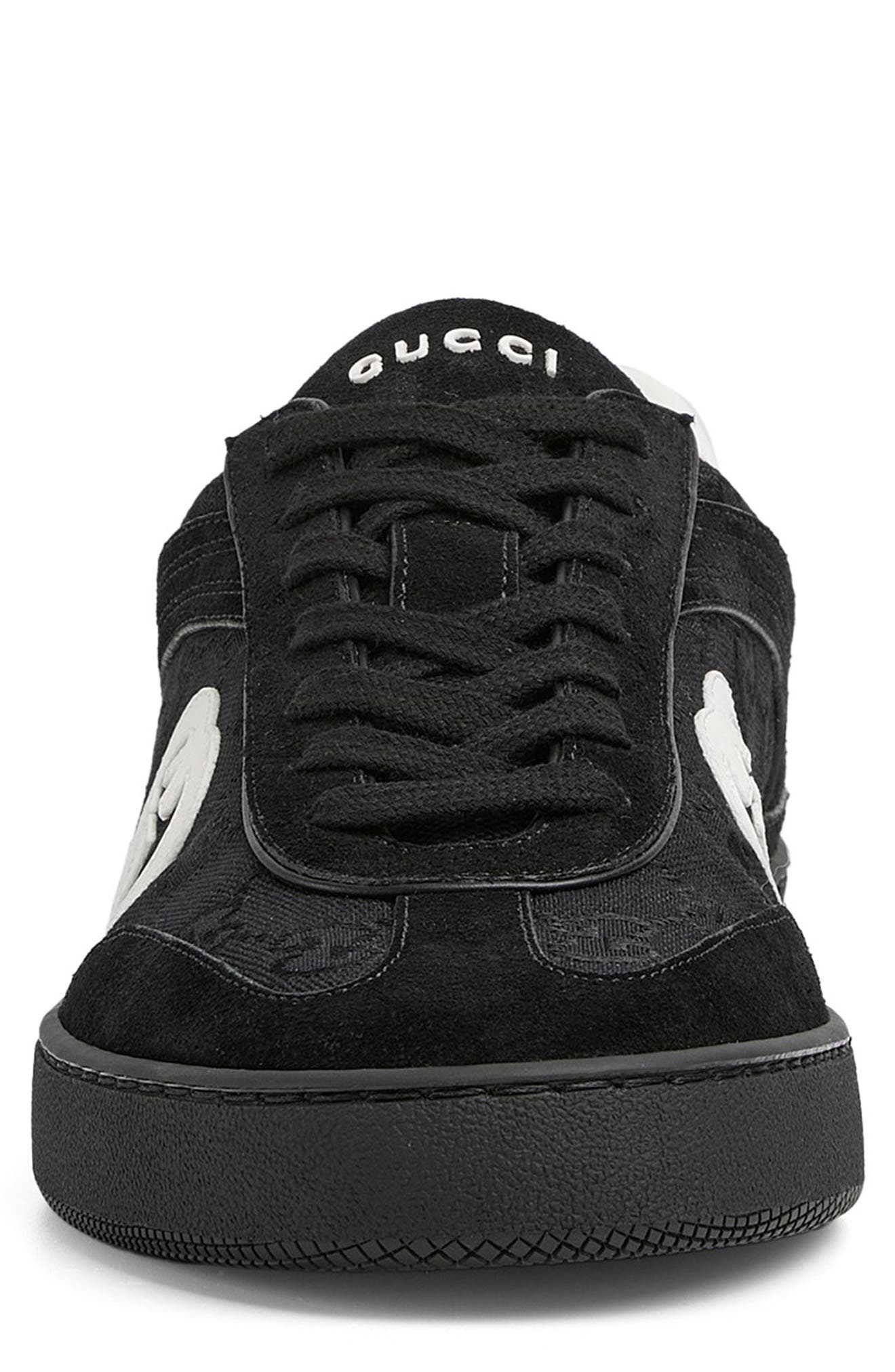 Gucci G74 Logo Sneaker, Alternate, color, Black